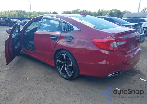 2019 Honda Accord Sport из США, поврежденный, VIN 1HGCV1F3XKA131361